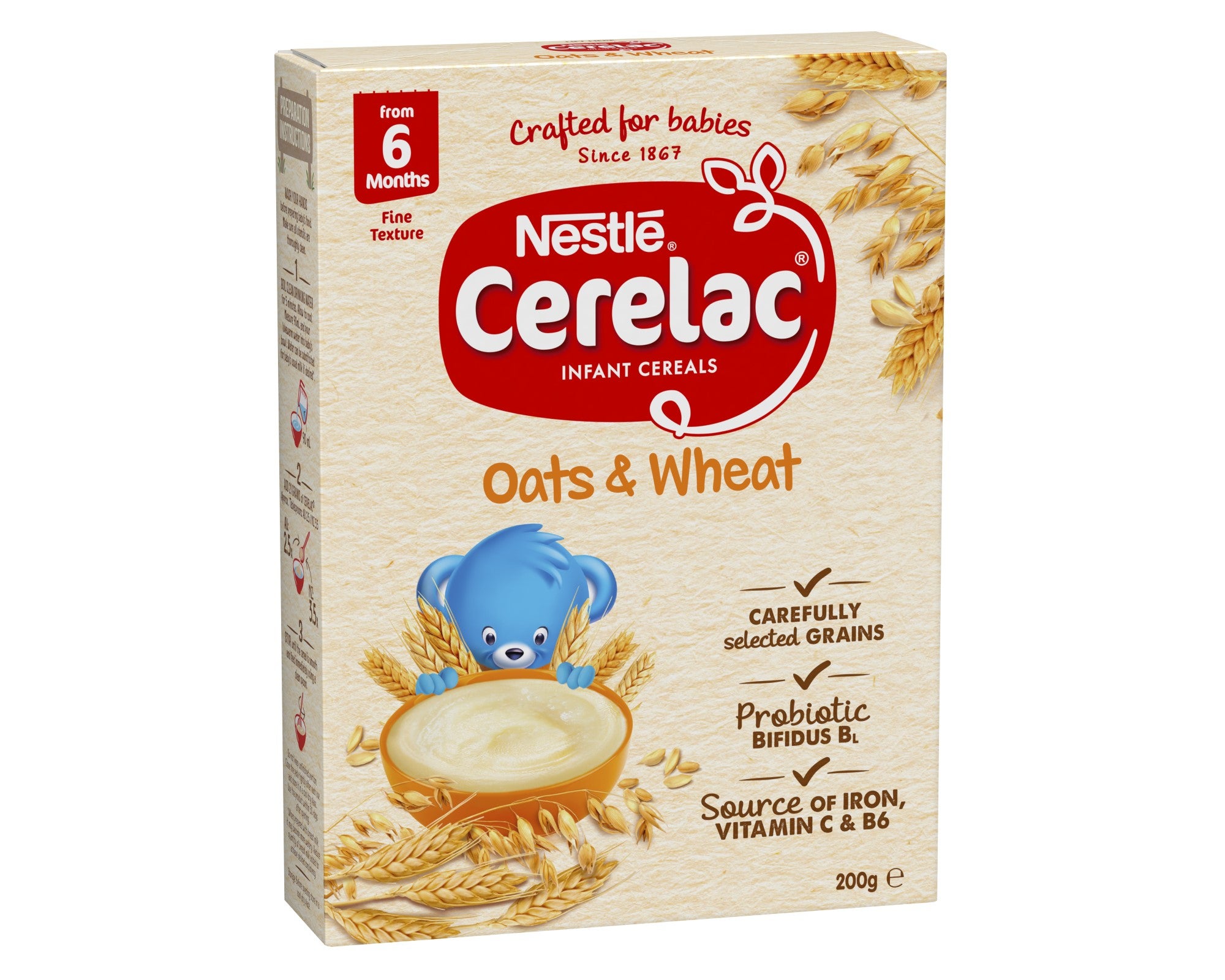 CERELAC Oats & Wheat Baby Cereal Nestlé Baby & me